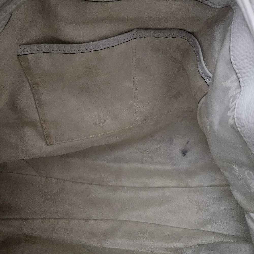MCM White Leather Bag - Picture 13 of 16